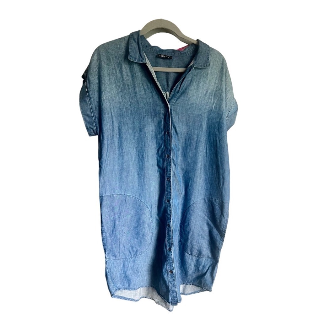 Denim Blue‎ Button-Up Dress size M